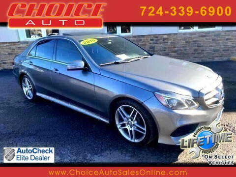2016 Mercedes-Benz E-Class for sale at CHOICE AUTO SALES in Murrysville PA