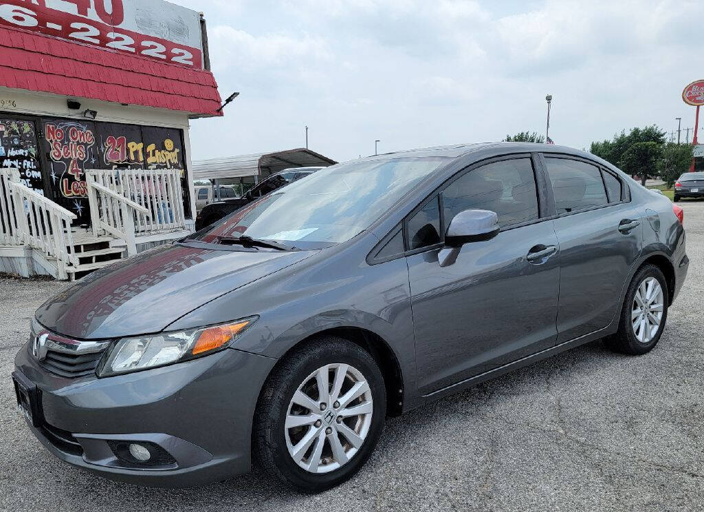 2012 Honda Civic for sale at Auto Auction 4 U, LLC in Converse, TX