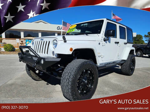 2015 Jeep Wrangler Unlimited for sale at Gary's Auto Sales in Sneads Ferry NC