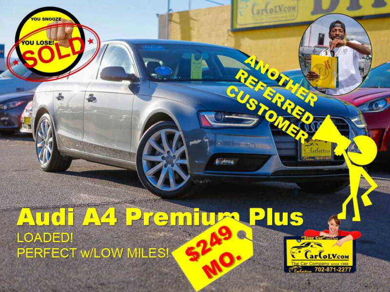 2013 Audi A4 for sale at The Car Company in Las Vegas NV
