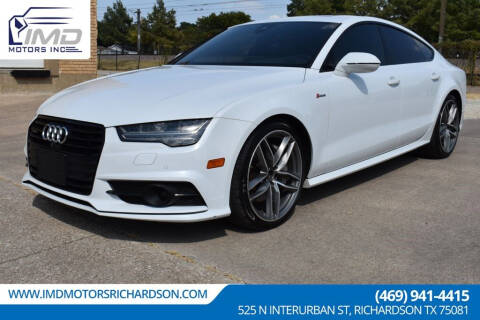 2016 Audi A7 for sale at IMD Motors in Richardson TX