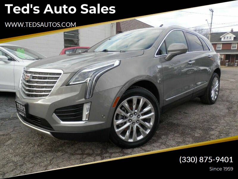 2019 Cadillac XT5 for sale at Ted's Auto Sales in Louisville OH