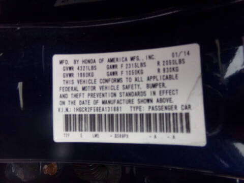 2014 Honda Accord Sport