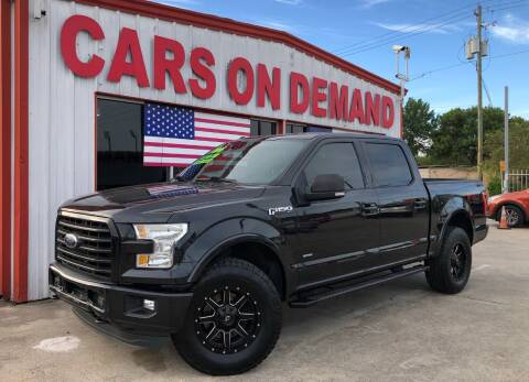 2015 Ford F-150 for sale at Cars On Demand 2 in Pasadena TX