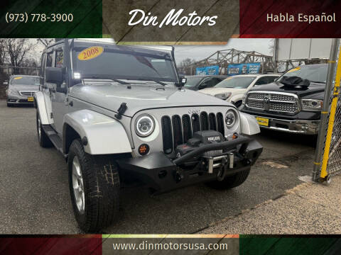 2008 Jeep Wrangler Unlimited for sale at Din Motors in Passaic NJ