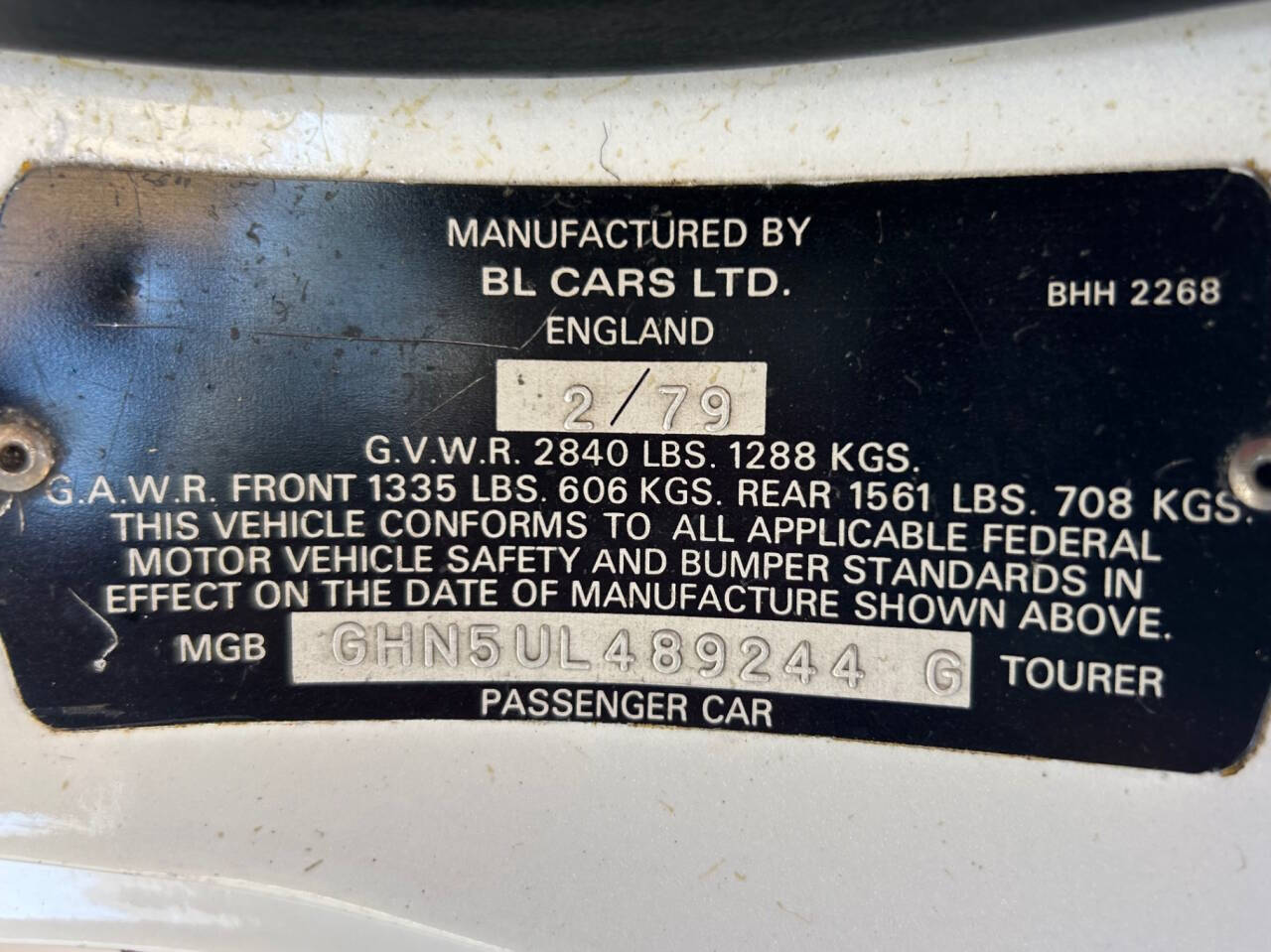 1979 MG MGB 40