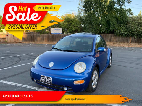 2003 Volkswagen New Beetle for sale at APOLLO AUTO SALES in Sacramento CA
