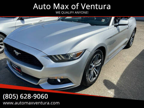 2015 Ford Mustang for sale at Auto Max of Ventura in Ventura CA
