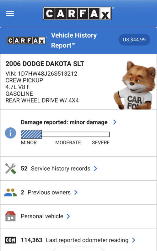 2006 Dodge Dakota SLT