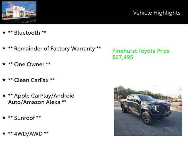 2025 GMC Sierra 1500 AT4X