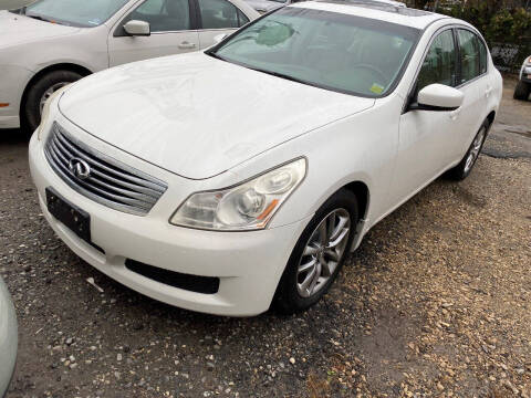 2009 Infiniti G37 Sedan for sale at Philadelphia Public Auto Auction in Philadelphia PA