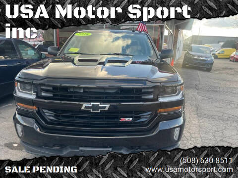 2016 Chevrolet Silverado 1500 for sale at USA Motor Sport inc in Marlborough MA