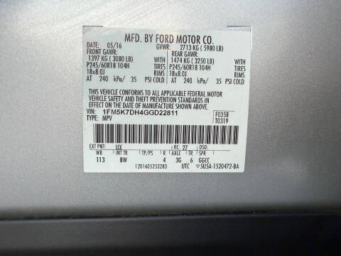 2016 Ford Explorer XLT