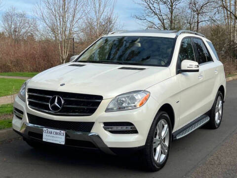 2012 Mercedes-Benz M-Class for sale at CLEAR CHOICE AUTOMOTIVE in Milwaukie OR