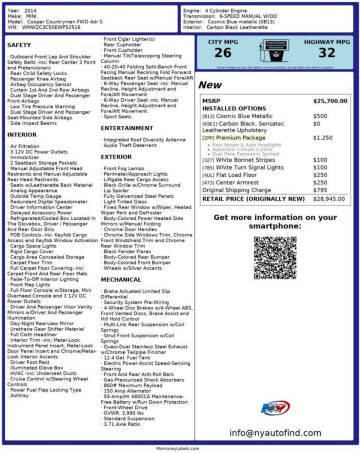 2014 MINI Countryman Cooper S