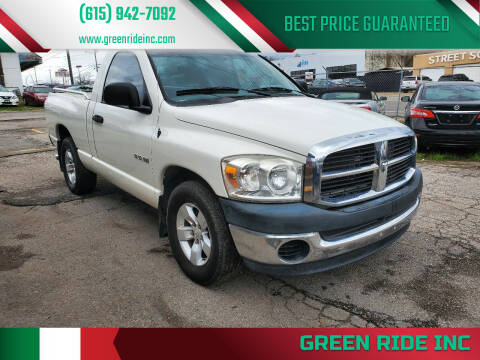 2008 Dodge Ram Pickup 1500 for sale at Green Ride Inc in Nashville TN