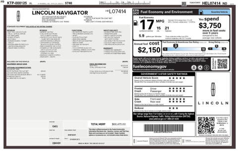 2017 Lincoln Navigator Select