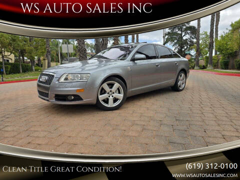 2008 Audi A6 for sale at WS AUTO SALES INC in El Cajon CA