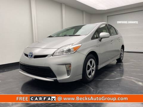 2015 Toyota Prius for sale at Becks Auto Group in Mason OH
