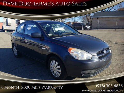 2010 Hyundai Accent for sale at Dave Ducharme's Auto Sales in Lowell MA