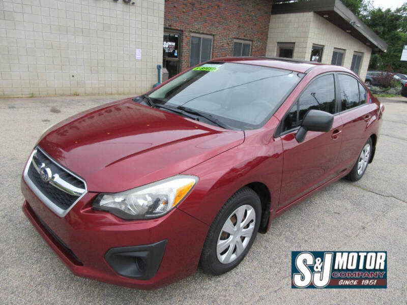 2014 Subaru Impreza for sale at S & J Motor Co Inc. in Merrimack NH