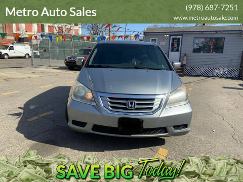 2010 Honda Odyssey for sale at Metro Auto Sales in Lawrence MA