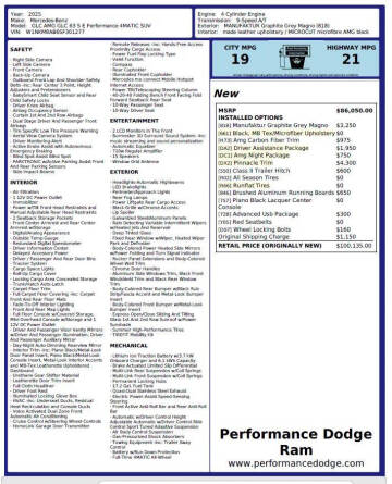 2025 Mercedes-Benz GLC AMG GLC 63 S E Performance