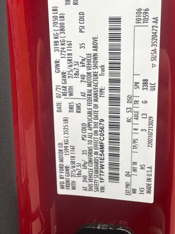 2021 Ford F-150 Lariat