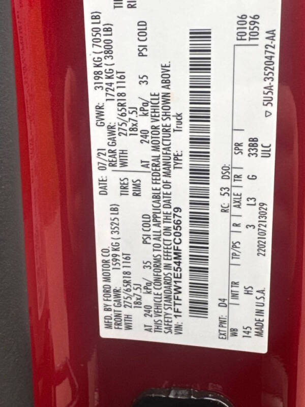 2021 Ford F-150 Lariat