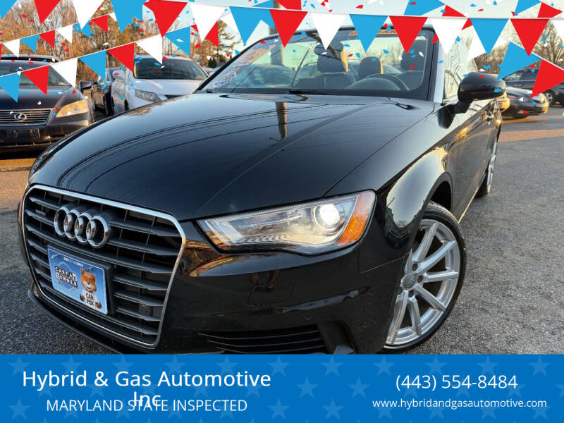 2015 Audi A3 for sale at Hybrid & Gas Automotive Inc in Aberdeen MD