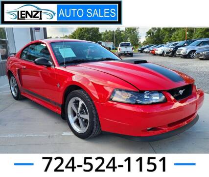2003 Ford Mustang for sale at LENZI AUTO SALES in Sarver PA