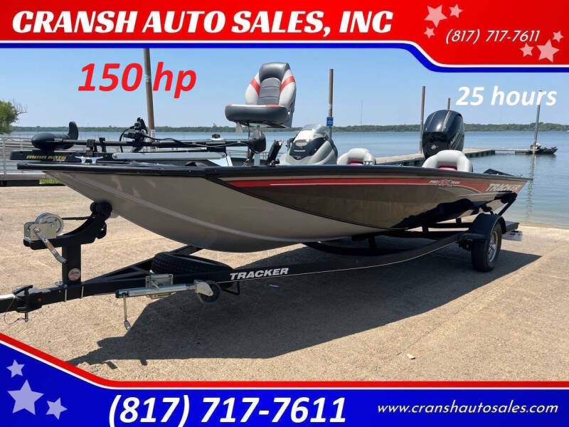 2017 Tracker PRO 195TXW for sale at CRANSH AUTO SALES, INC in Arlington TX