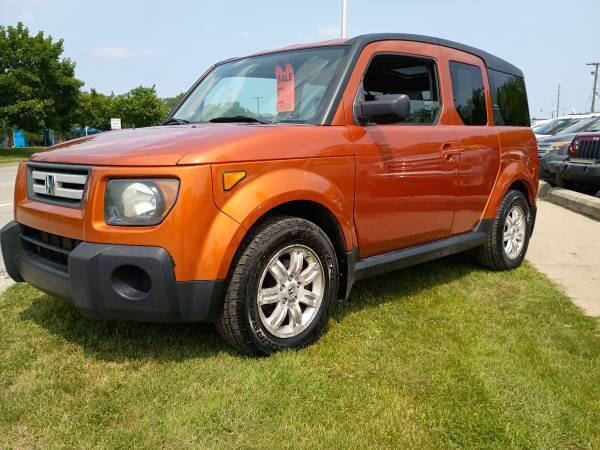 Orange 2008 Honda Element EX AWD EX 4dr SUV 5A 1