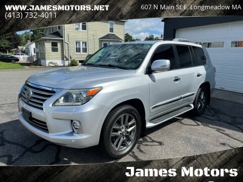2015 Lexus LX 570 for sale at James Motors Inc. in East Longmeadow MA