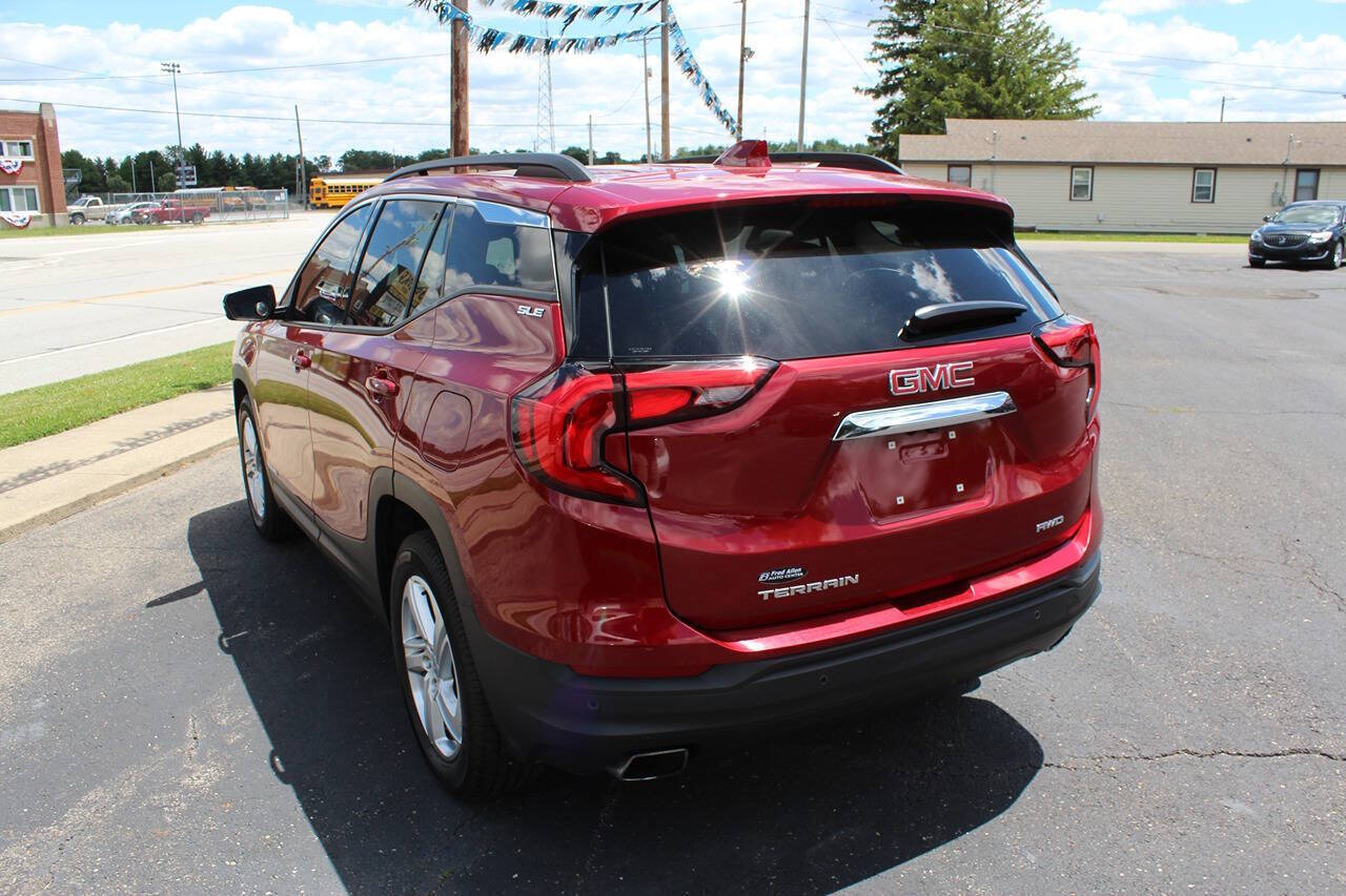 Dk. Red 2018 GMC Terrain SLE 4x4 SLE 4dr SUV 4