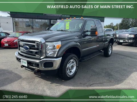 2016 Ford F-350 Super Duty for sale at Wakefield Auto Sales of Main Street Inc. in Wakefield MA