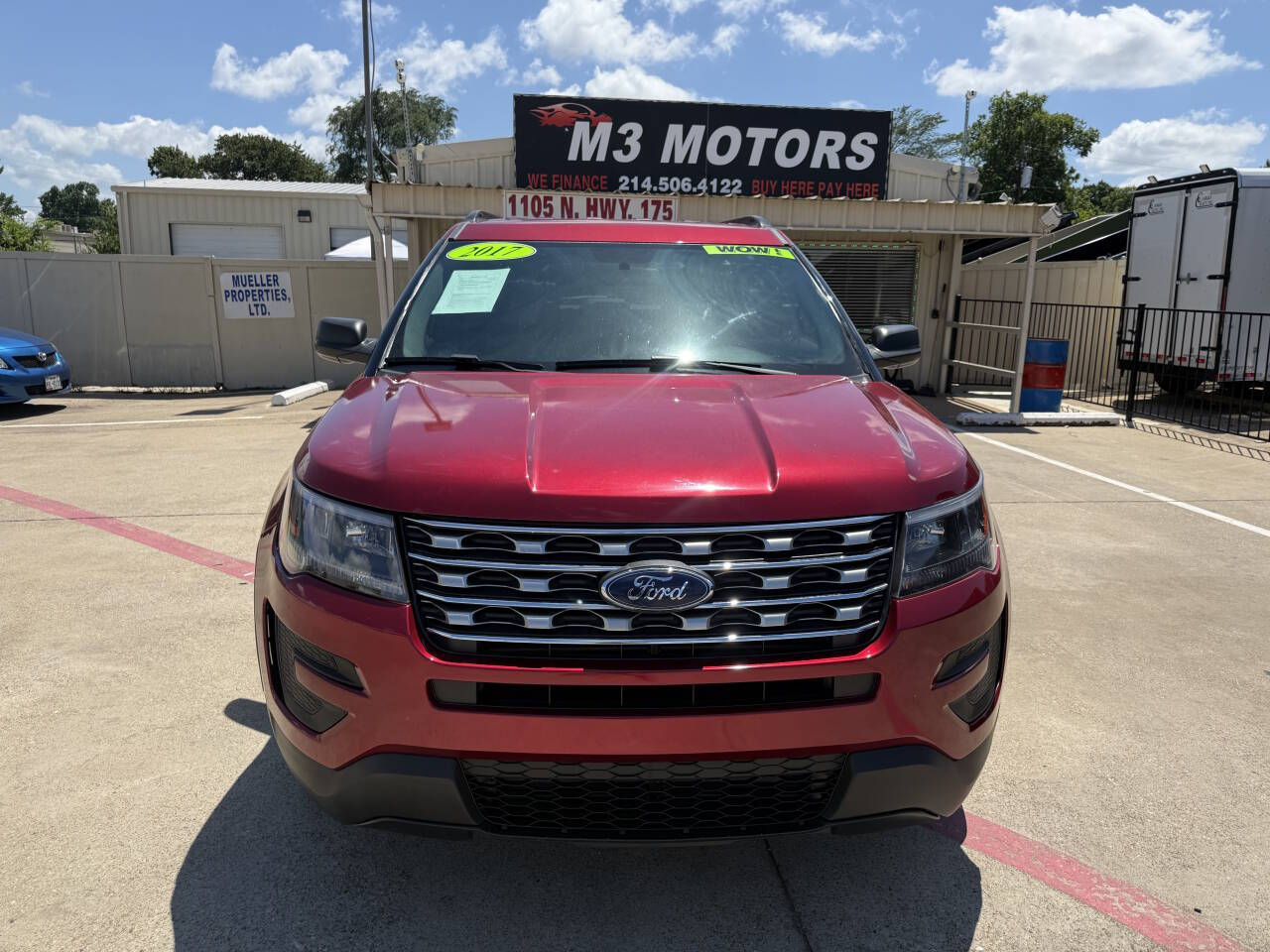 Red 2017 Ford Explorer Base Base 4dr SUV 2