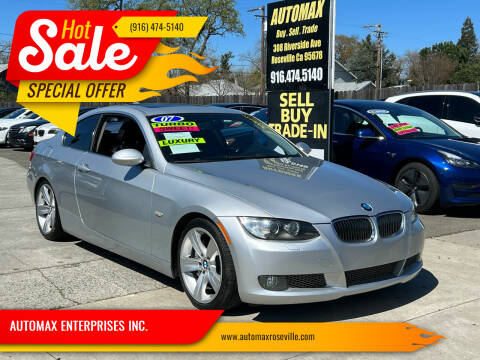 2007 BMW 3 Series for sale at AUTOMAX ENTERPRISES INC. in Roseville CA