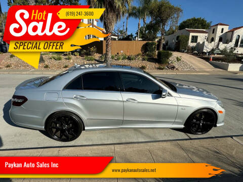 2012 Mercedes-Benz E-Class for sale at Paykan Auto Sales Inc in San Diego CA