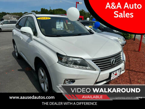 2015 Lexus RX 350 for sale at A&A Auto Sales in Fairhaven MA