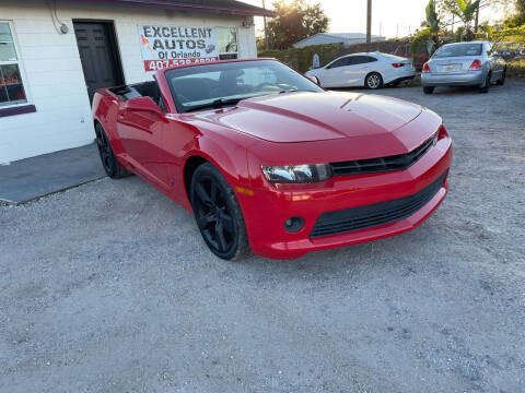 2015 Chevrolet Camaro for sale at Excellent Autos of Orlando in Orlando FL