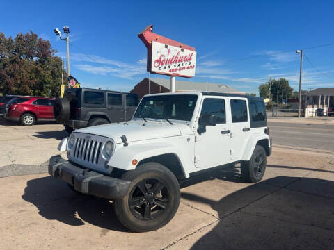 2014 Jeep Wrangler Unlimited for sale at Southwest Car Sales in Oklahoma City OK