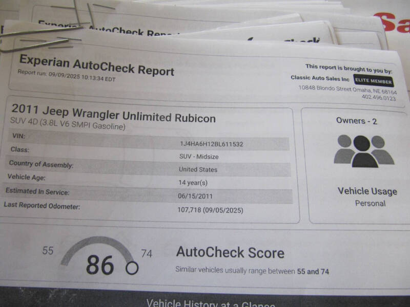 2011 Jeep Wrangler Unlimited Rubicon