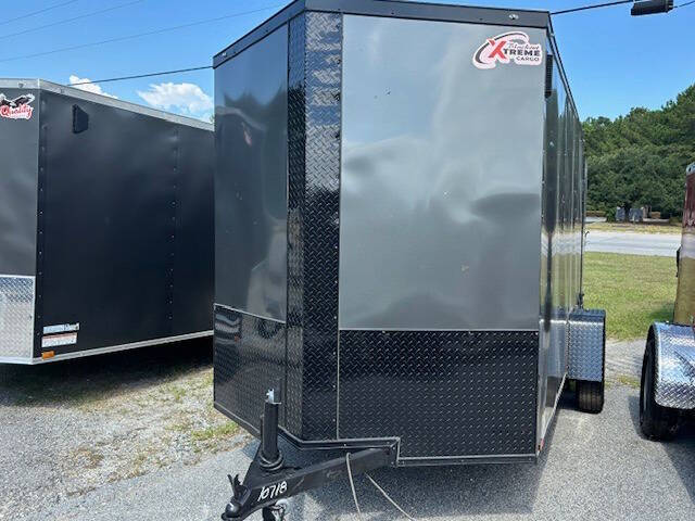 2025 Xtreme 6x12SA Enclosed Cargo double door for sale at Cross Resurrection Golf Carts and Trailers in Rincon, GA