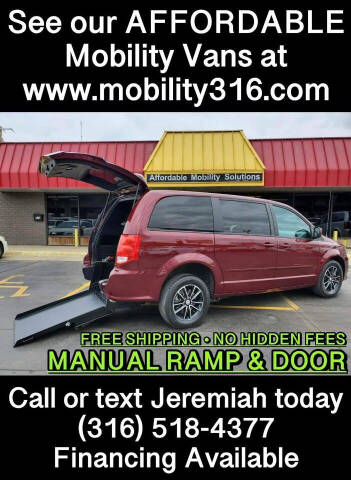2017 Dodge Grand Caravan for sale at Affordable Mobility Solutions, LLC - Mobility/Wheelchair Accessible Inventory-Wichita in Wichita KS