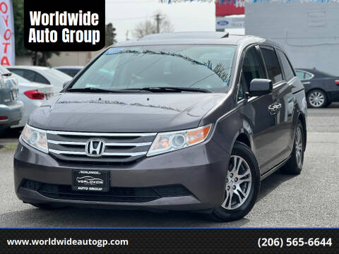 2013 Honda Odyssey for sale at Worldwide Auto Group in Auburn WA