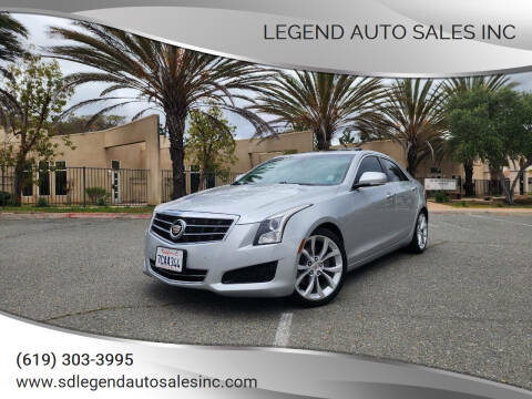 2013 Cadillac ATS for sale at Legend Auto Sales Inc in Lemon Grove CA