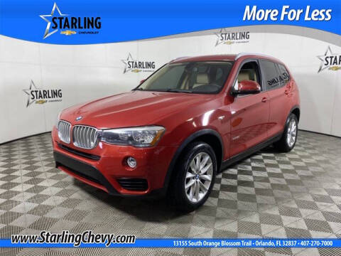 2017 BMW X3 for sale at Pedro @ Starling Chevrolet in Orlando FL