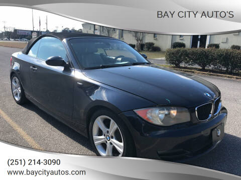 2008 BMW 1 Series for sale at Bay City Auto's in Mobile AL