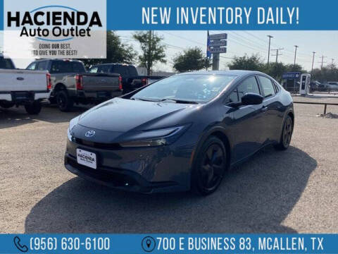 2023 Toyota Prius for sale at Hacienda Auto Outlet in Mcallen TX